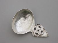 George V Arts & Crafts Style Silver Caddy Spoon