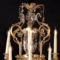 A Large Napoléon III Gilt-Bronze and Cut-Glass Thirty-Six Light Chandelier