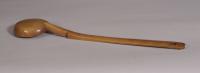 S/3557 Antique Treen 19th Century Pear Wood Spoon Inscribed Mary Jones 1850