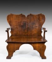Rare Mahogany Settee - Bench of the William Kent Period
