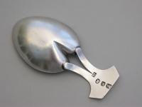 George III Silver Caddy Spoon with heart shaped bowl JOSIAH SNATT, LONDON 1805