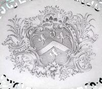 A George II Antique Irish Silver Cake Basket