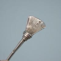 VICTORIAN Pair of Sterling Silver Besom Salt Spoons by Robert Harper. London 1865