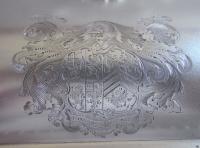 An exceptionally fine George III Entree Dish made in London in 1818 by Benjamin Smith
