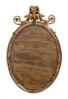 18th Century English Oval Gilt Pier Mirror