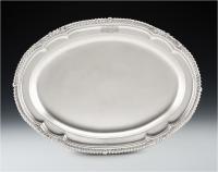 An extremely fine George IV Meat Dish/Serving Platter made in London in 1825 by Richard Sibley
