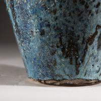 A Blue Oxblood Vase by Pierre-Adrien Dalpayrat