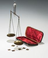 Shagreen Cased Coin Scales