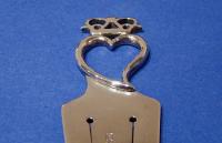 Scottish Silver 'Luckenbooth Heart & Crown' Bookmark