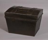 S/3596 Antique 19th Century Tin Pigeon Carrier