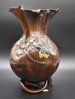 Bronze Vase Attributed to Shoami Katsuyoshi