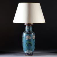 A Fine 19th Century Cloisonne Lamp