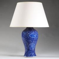 A Fine Kangxi Porcelain Vase as a Lamp