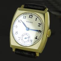Rolex, Gold, Art Deco Tonneau Wristwatch 1937
