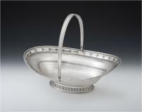 An extremely fine & rare George III Bread Basket made in Dublin in 1798 by Gustavus Byrne