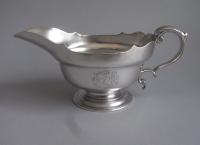 An exceptional George II Sauceboat made in London circa 1731-35 by George Hindmarsh