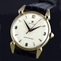 Gold Rolex Super Precision Wristwatch circa 1949