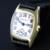 Patek Philippe, Gold, Art Deco Tonneau Shaped Wristwatch, 1926