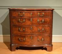 A fine small George III mahogany serpentine chest ​Circa 1760