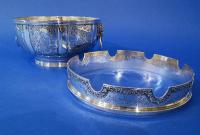 Silver Monteith with Chinoiserie Decoration