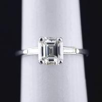 Platinum Art Deco Diamond Ring Circa 1930