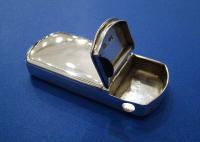 Victorian Silver & Steel Vesta Case with Cheroot Cutter