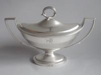 A very fine pair of George III Sauce Tureens made in London in 1797 by William Frisbee