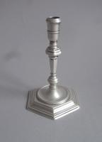 A very fine early George II Cast Taperstick made in London in 1731 by Thomas Mason