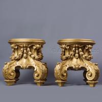 Acanthus Carved Giltwood Stands ©AdrianAlanLtd