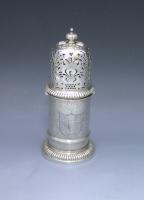A William & Mary Antique Silver 'Lighthouse' Caster
