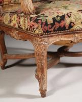 A Fine Pair of Early 19th Century French Walnut Fauteuils