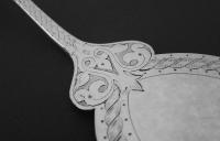 Victorian Silver 'Feather-Edge Variant' Pattern Butter Spade