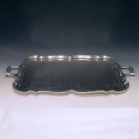 Sterling Silver Tea Tray Barker Brothers Chester 1923
