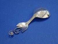 Danish Silver Tea Caddy Spoon