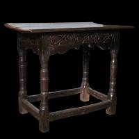 Small British Oak carved Centre table, circa 1610 – 1620