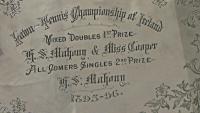 Victorian Wimbledon silver Tennis Tray 1895