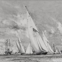 Charles Dixon 108 on R.A. for King George V, Royal Yacht Britannia