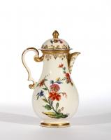 A Capodimonte Hot Water Jug and Cover