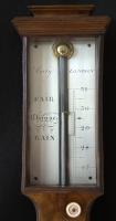 William Cary - London. Good quality, mid-19th Century faded mahogany antique Stick Barometer in original condition.