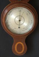 Joseph Luiseti - London. 18th Century mahogany wheel barometer