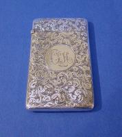Victorian Silver Card Case