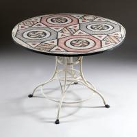 An Unusual Mosaic Topped Centre Table