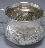 Charles II silver Porringer 1679