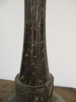 Lamp, 20th century, Cornish, granite, in form of a lighthouse