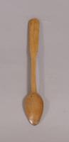19th Century Boxwood Condiment Spoon