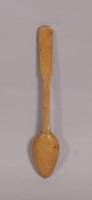 19th Century Boxwood Condiment Spoon