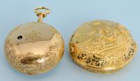 Gold Repousse Pair Case by Manly