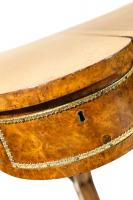 Early 19th Century Brass-Mounted Pollard Oak Writing Table