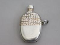 Victorian Silver Vesta Case - Hip Flask