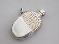 Victorian Novelty Silver Vesta Case -Hip Flask